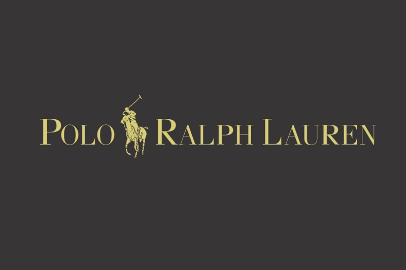 Iconic Polo Ralph Lauren logo showcasing a horse and rider, representing elegance and high-end fashion